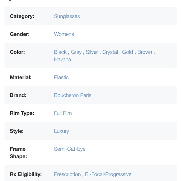 🏆Boucheron Paris BC0020S 002‼️Size 52-18-130 Made in Italy 🇮🇹 100% Authentic - Picture 9 of 16